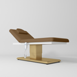 Manufakturo Chérie Premium Electric Massage Bed - Caramel - close-up of the upholstery and construction details