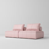 Manufakturo Complete Set 02 Reception Area - Chair & Sofa for Luxury Salon Waiting Area Bare Blush - close-up of a construction detail