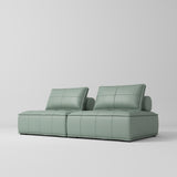 Manufakturo Complete Set 02 Reception Area - Chair & Sofa for Luxury Salon Waiting Area Olive - close-up of a construction detail
