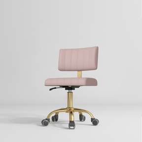 Manufakturo Essence Beauty Chair - 360-Degree Rotation Bare Blush - close-up of the upholstery and construction details