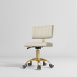 Manufakturo Essence Beauty Chair - 360-Degree Rotation Creamy - close-up of the upholstery and construction details