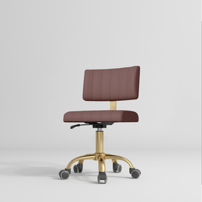 Manufakturo Essence Beauty Chair - 360-Degree Rotation Dusty Rose - close-up of the upholstery and construction details