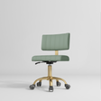 Manufakturo Essence Beauty Chair - 360-Degree Rotation Olive - close-up of the upholstery and construction details