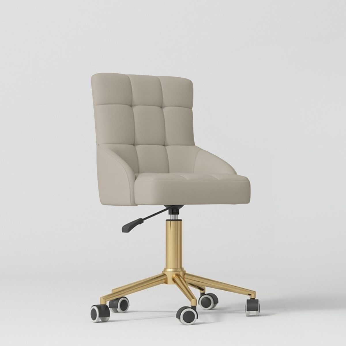 Manufakturo Grace Stone Taupe The Complete Salon Set - Beauty Bed, Chair, Moonlight & Trolley - close-up of a construction detail