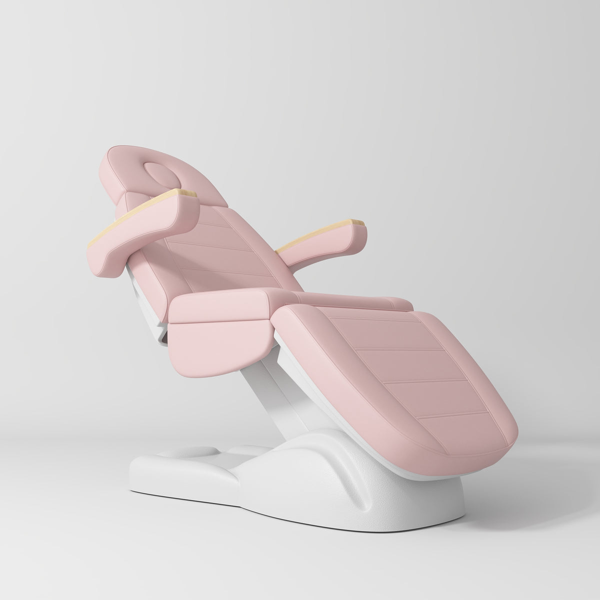 Manufakturo Grace Bare Blush The Complete Salon Set - Beauty Bed, Chair, Moonlight & Trolley - coordinated furniture pieces arranged on a white background
