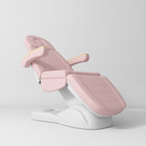 Manufakturo Grace Electric Beauty Bed - 3 Motors Bare Blush - displayed in a professional treatment-room setting