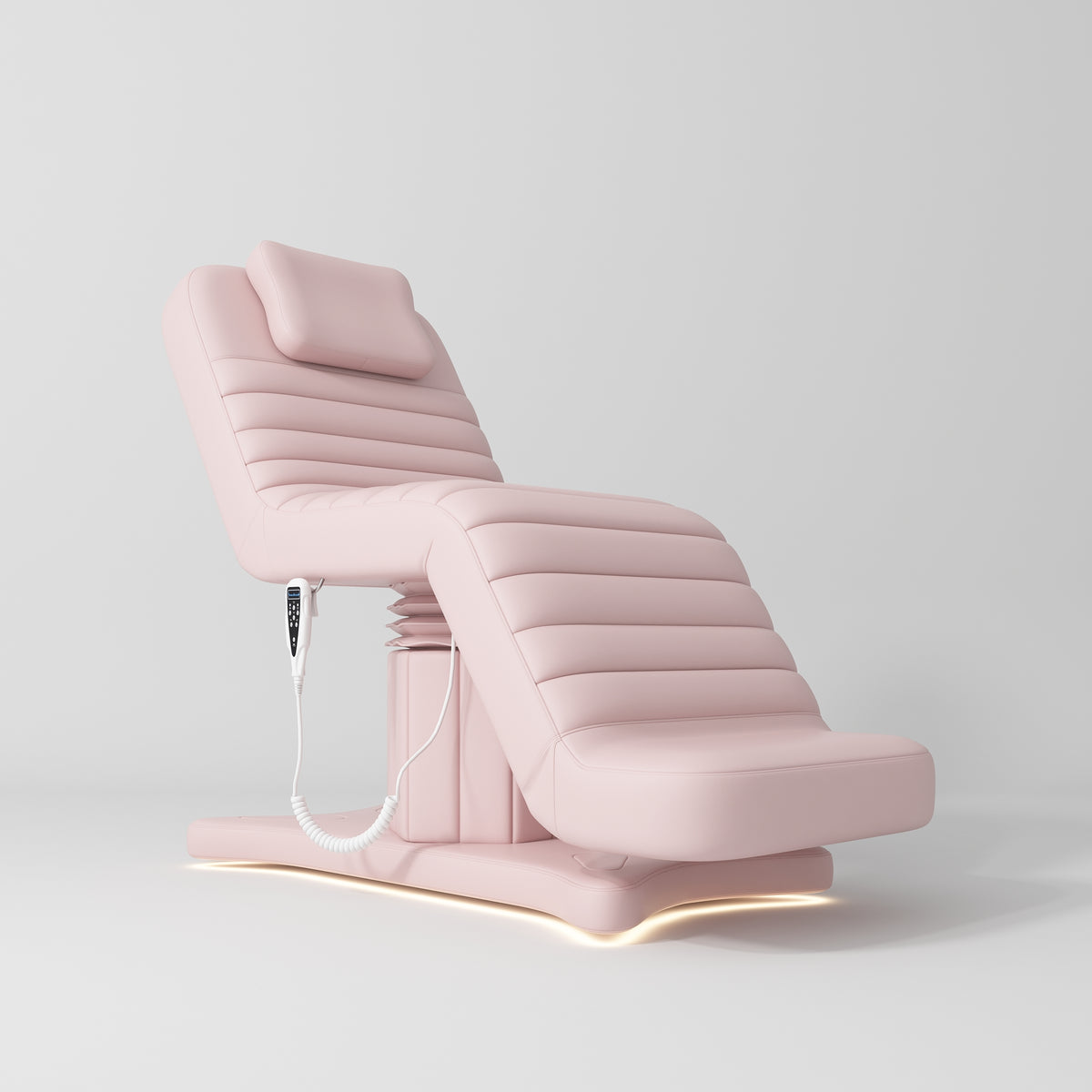 Manufakturo Grandeur Light Pink The Complete Studio Set - Beauty Bed, Chair, Moonlight & Trolley - close-up of a construction detail