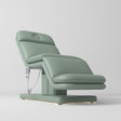Manufakturo Heated Imperial Signature Electric Beauty Bed Olive - close-up of the upholstery and construction details