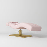 Manufakturo Prestige Light Pink The Complete Studio Set - Lash Bed, Chair, Moonlight & Trolley - coordinated furniture pieces arranged on a white background