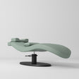 Manufakturo Royale Luxury & Ergonomic Beauty Lash Bed Black Base Olive - close-up of the upholstery and construction details