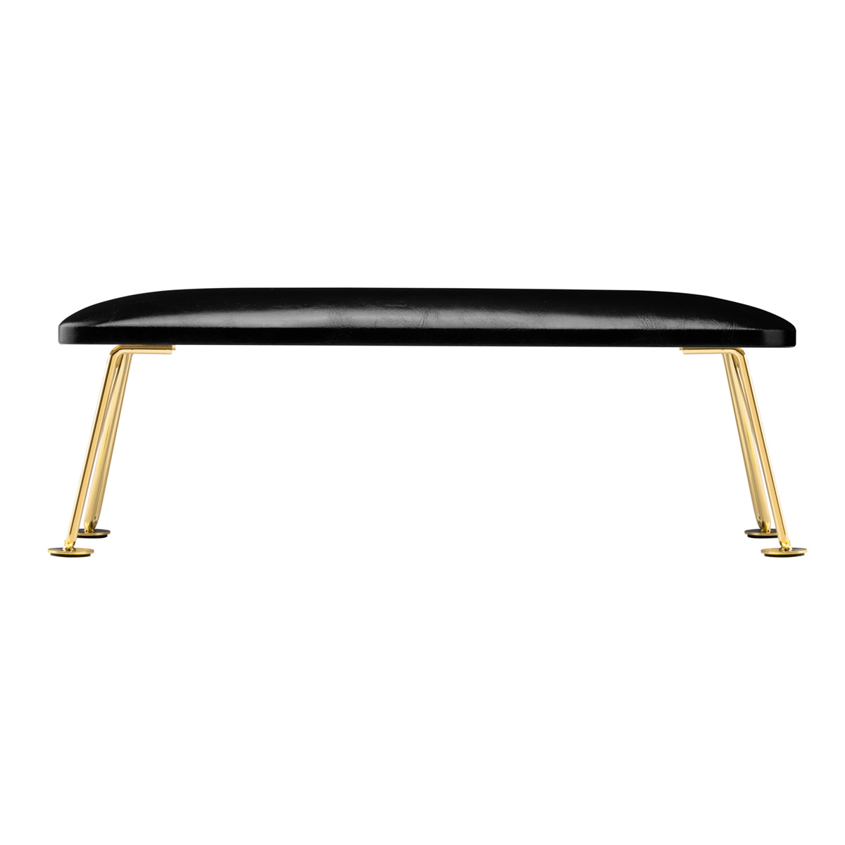 Momo 6M Manicure Hand Rest Gold & Black - isolated on a white background