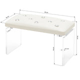 Momo Diamond Manicure Hand Rest Ecru - isolated on a white background
