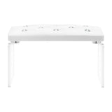 Momo Diamond Manicure Hand Rest Velour Ecru - isolated on a white background