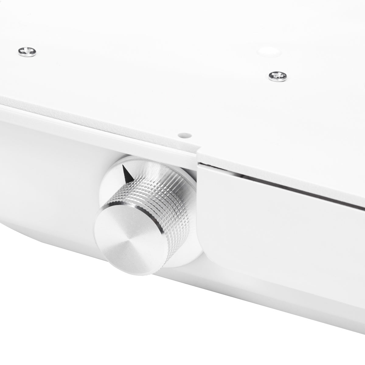 Momo J-02 Professional Built-In Cassette Nail Dust Collector White - main unit with included components on a white background