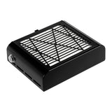 Momo J-23 Cassette Nail Dust Collector Black - complete device isolated on a white background