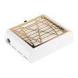 Momo J-23 Cassette Nail Dust Collector Gold - complete device isolated on a white background