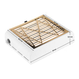 Momo J-23 Cassette Nail Dust Collector Gold - device housing and functional components shown on a white background
