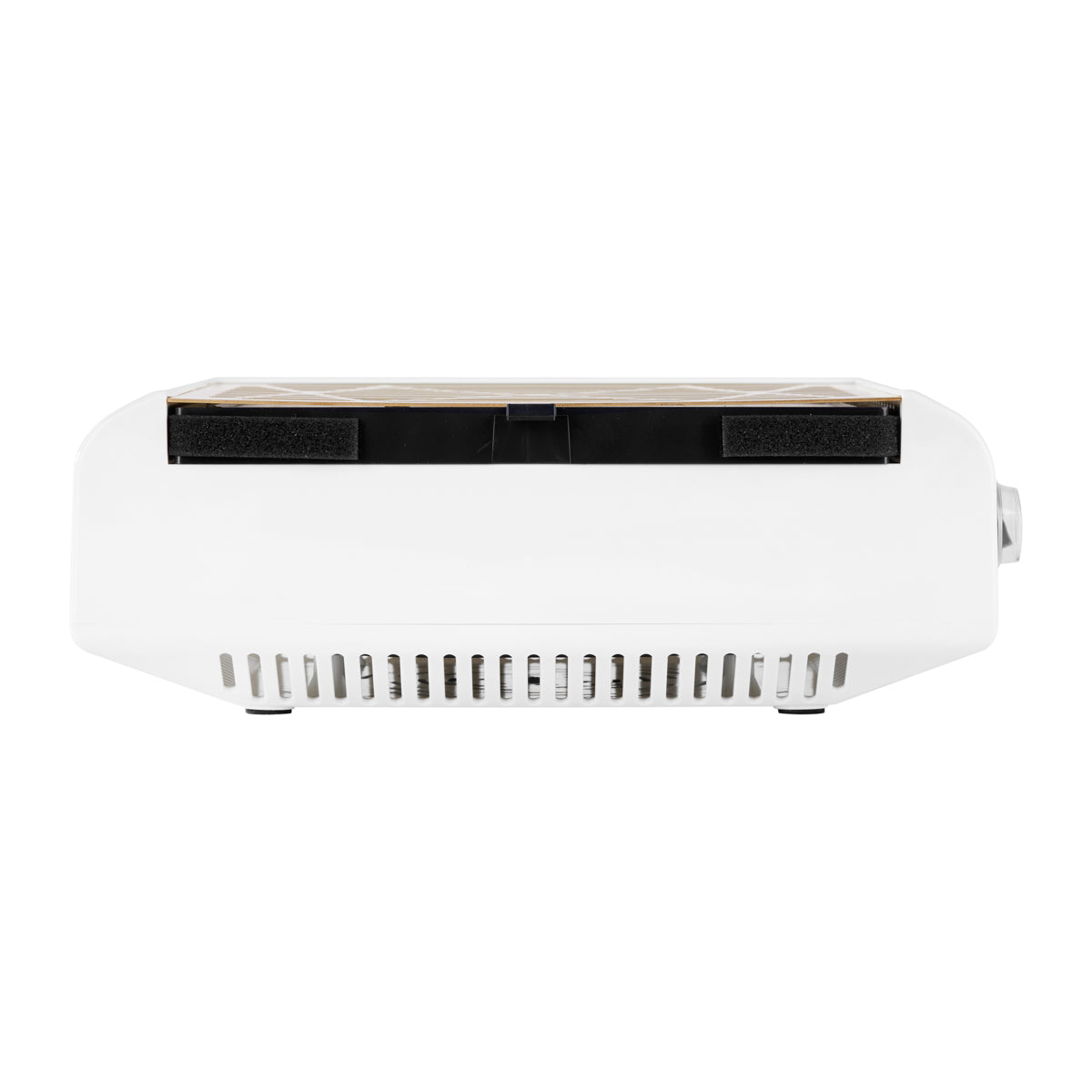 Momo J-23 Cassette Nail Dust Collector Gold - main unit with included components on a white background