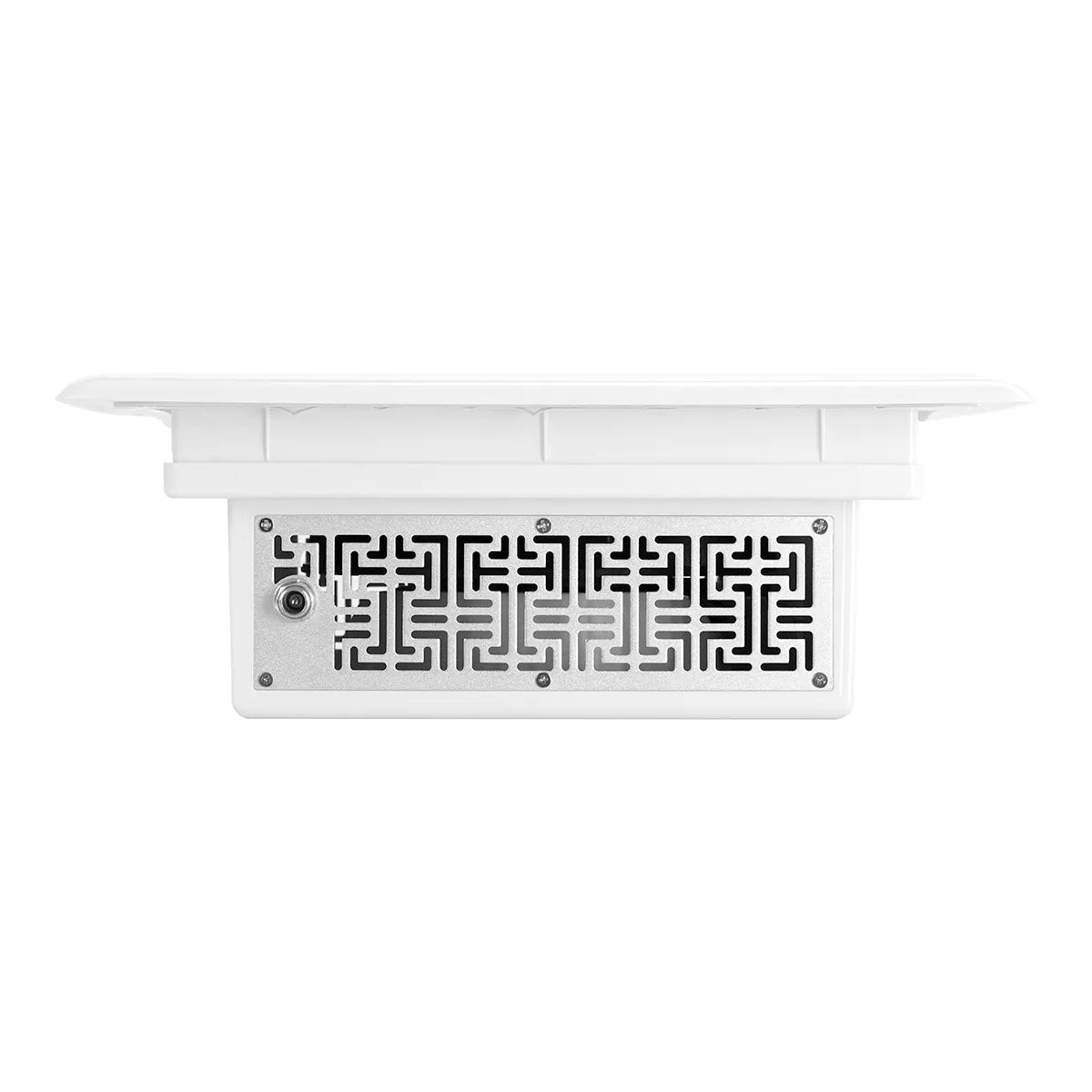 Momo J-404 Built-In Cassette Nail Dust Collector White - device housing and functional components shown on a white background