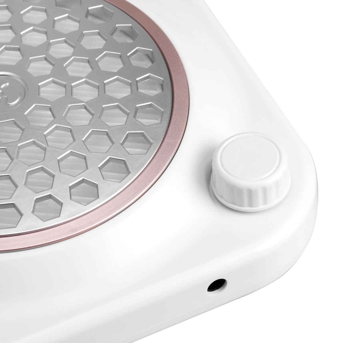 Momo J007 Cassette Nail Dust Collector - close-up showing treatment handpieces and device components