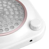 Momo J007 Cassette Nail Dust Collector - close-up showing treatment handpieces and device components