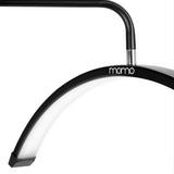 Momo MX6 black eyelash treatment lamp with curved LED head, close-up view