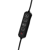 Inline controls for brightness and colour temperature on the Momo MX6 lamp