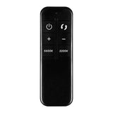 Wireless remote control supplied with the Momo MX6 treatment lamp