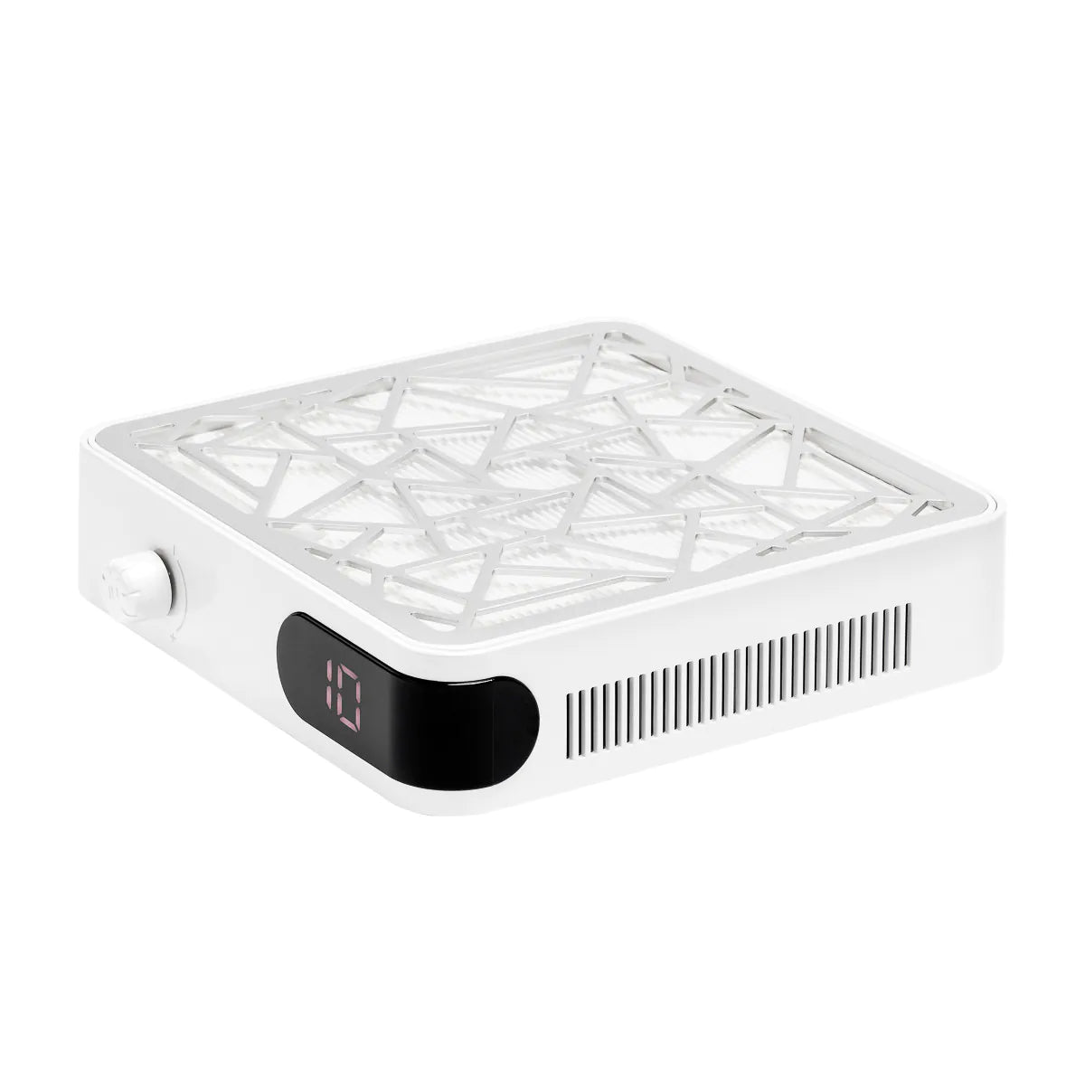 Momo P10 Pro Professional Nail Dust Collector White - main unit with included components on a white background