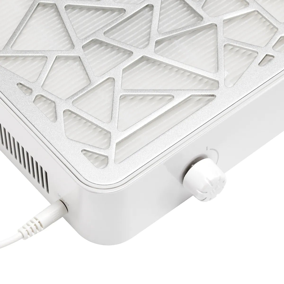 Momo P10 Pro Professional Nail Dust Collector White - close-up showing treatment handpieces and device components