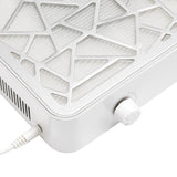 Momo P10 Pro Professional Nail Dust Collector White - close-up showing treatment handpieces and device components