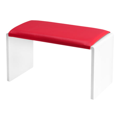Momo Professional Manicure Hand Rest Red - isolated on a white background