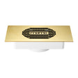 Momo S-41 Built-In Nail Dust Collector Gold - complete device isolated on a white background