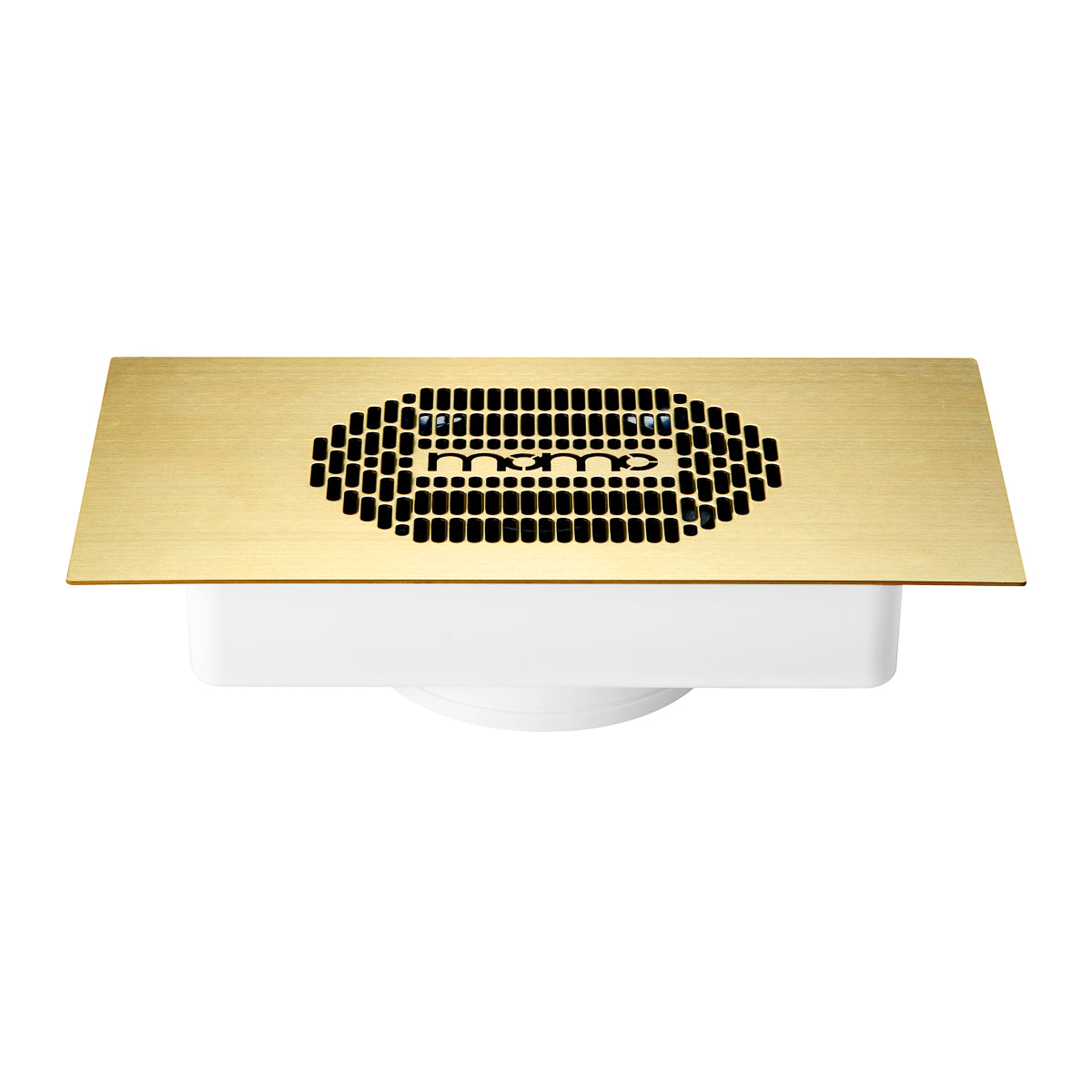 Momo S-41 Built-In Nail Dust Collector Gold - complete device isolated on a white background