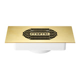 Momo S-41 Built-In Nail Dust Collector Gold - complete device isolated on a white background