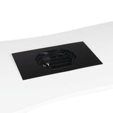 Momo S41 Nail Dust Collector Black - device housing and functional components shown on a white background
