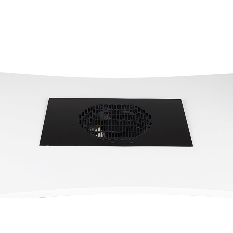 Momo S41 Nail Dust Collector Black - device housing and functional components shown on a white background