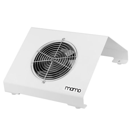 Momo X2S Professional Nail Dust Collector 65W White - main unit with included components on a white background