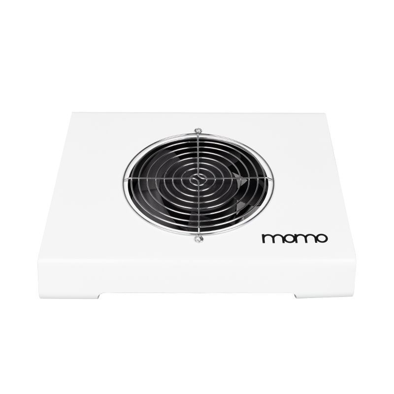 Momo X2S Professional Nail Dust Collector 65W White - device housing and functional components shown on a white background