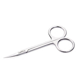 Nghia Export ES-01 Cuticle Scissors - arranged with the included components on a white background
