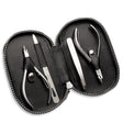 Nghia Export MD-33 Manicure Toolbox - stainless-steel nippers with the cutting jaws visible on a white background