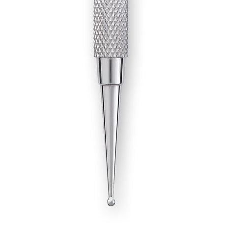 Nghia Export NA-01 Double-Ended Nail Art Dotting Tool 1.2/1.5mm - stainless-steel cuticle pusher with the working tip visible on a white background