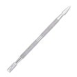 Nghia Export P-01 Stainless-Steel Cuticle Pusher - stainless-steel cuticle pusher with the working tip visible on a white background