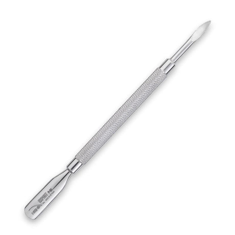 Nghia Export P-03 Manicure Cuticle Pusher Stainless Steel - stainless-steel cuticle pusher with the working tip visible on a white background