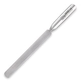 Nghia Export P-06 Stainless-Steel Cuticle Pusher - stainless-steel cuticle pusher with the working tip visible on a white background