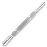 Nghia Export P-07 Manicure Cuticle Pusher Stainless Steel - stainless-steel cuticle pusher with the working tip visible on a white background