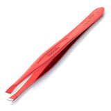 Nghia Export T-01 Tweezers Red - close-up of the tweezer arms and precision tips on a white background