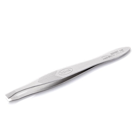 Nghia Export T-02 Tweezers - close-up of the tweezer arms and precision tips on a white background