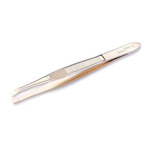 Nghia Export T-08 Tweezers - close-up of the tweezer arms and precision tips on a white background