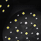 Ocho Nails 8 UV/LED Nail Lamp 84W Black - close-up showing controls and working components